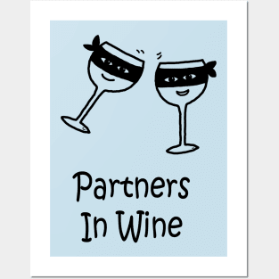 Partners In Wine Pocket Posters and Art